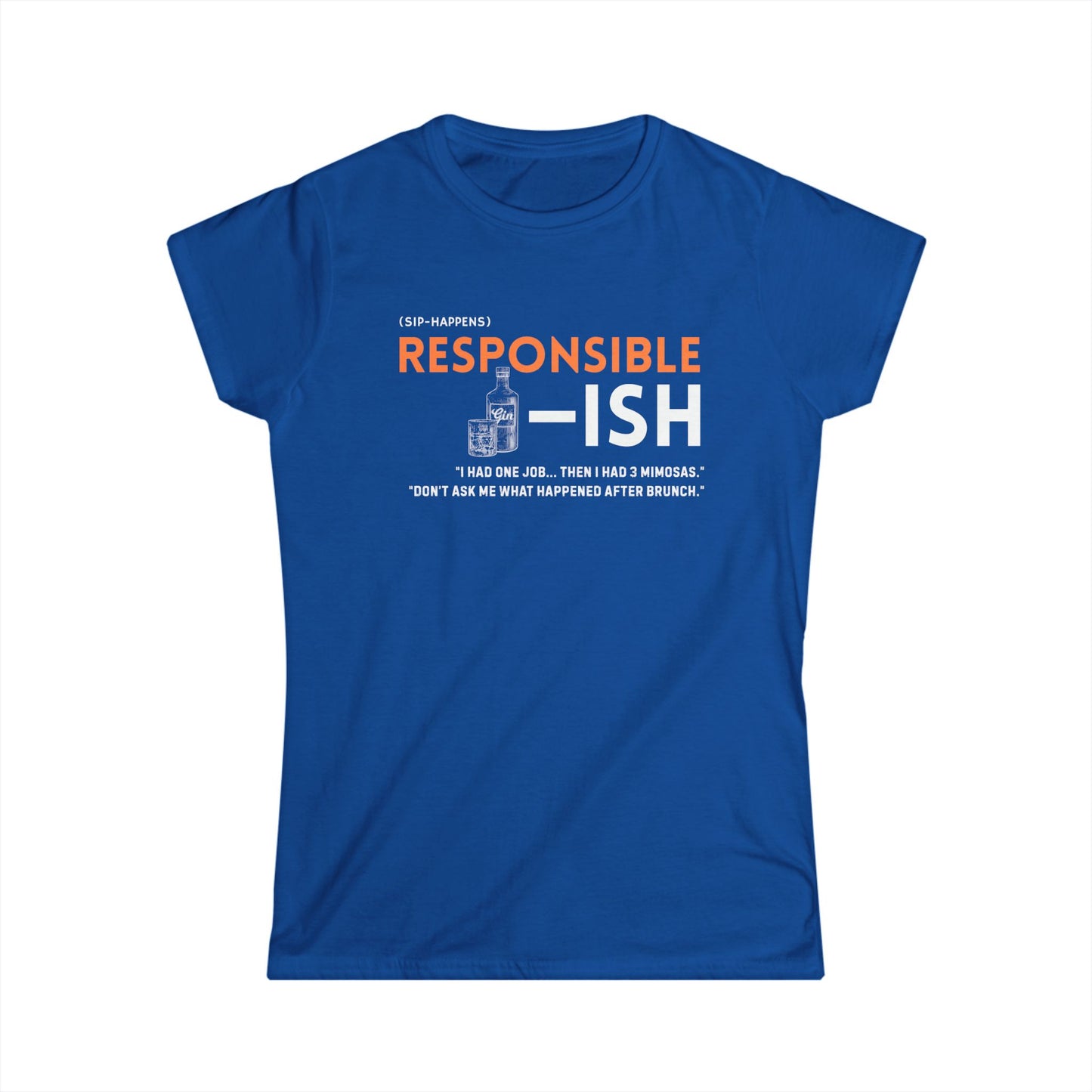 Women's Casual Humor Tee - Responsible-ish Comedy Shirt, Gift for Moms, Funny Birthday Present, Everyday Wear, Unique Graphic Tee, [...]