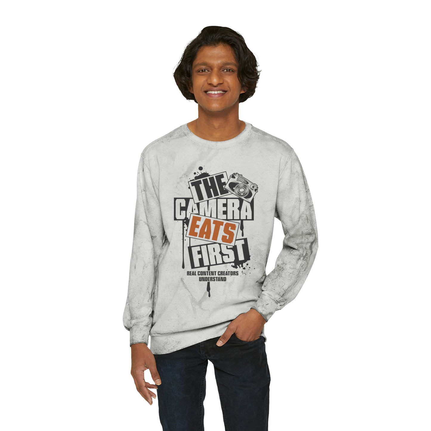 Unisex Color Blast Crewneck Sweatshirt